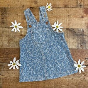 Soft Overall Adjustable Denim Dress by Old Navy